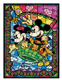 Diamond Painting pakket Mickey Mouse 20x25 cm (vierkante steentjes)