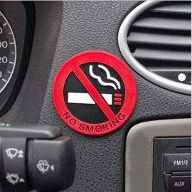 3 stuks No Smoking foam stickers