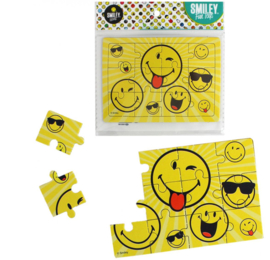 12 stuks mini puzzels Smiley 12x8,5 cm