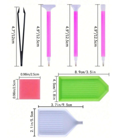 18-delige set Diamond Painting tools