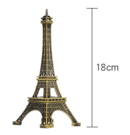 Metalen Eiffeltoren 18 cm
