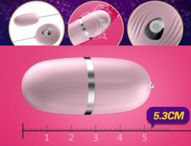 Vibrerende Ei G spot Clitoris Vibrator 7 Speed pink
