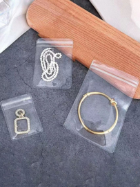 30 stuks doorzichtige sieraden zakjes - 3 verschillende maten