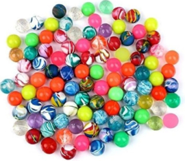 100 stuks stuiterballen 20mm multicolor