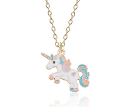 Ketting goudkleur unicorn