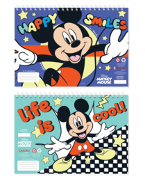 2 stuks Disney notitieboek - tekenblok Mickey Mouse junior A4 papier