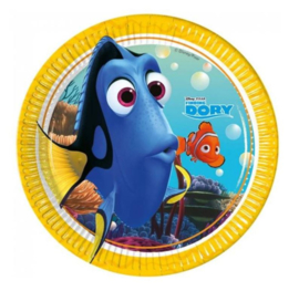 16 stuks kartonnen borden Finding Dory 20 cm