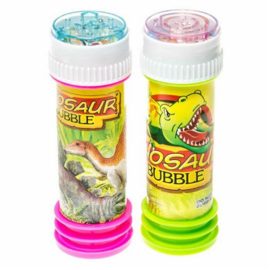 Display met 36 stuks bellenblaas 50ml dinosaurus met geduldspelletje