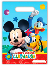 12 stuks uitdeelzakjes Mickey Mouse 23x17 cm