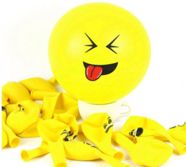 100 stuks emoij ballonnen