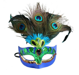 Masker pauwenveren