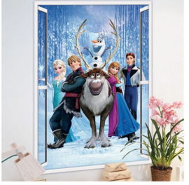 Muursticker Frozen 50x70 cm