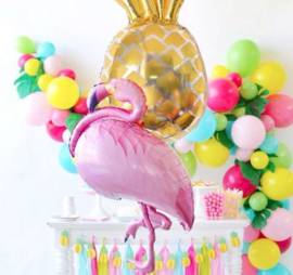Helium ballon flamingo 105cm (leeg)