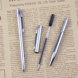 4 stuks mini metalen balpennen