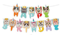 Slinger katten Happy Birthday