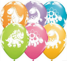 10 stuks ballonnen dinosaurussen