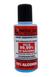 MEDIC HANDGEL - DESINFECTERENDE HANDVLOEISTOF - 70% ALCOHOL - 100ML