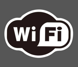 6 stuks Wifi stickers