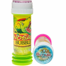 Display met 36 stuks bellenblaas 50ml dinosaurus met geduldspelletje