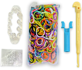 6 stuks loom pakketjes Rainbow Loom MonsterTail