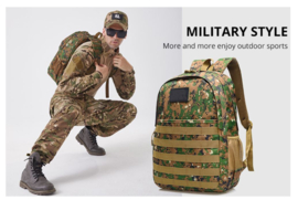 Camouflage rugzak militaire look 35 liter