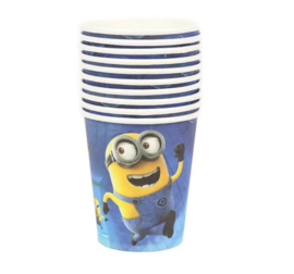 10 stuks kartonnen bekers  Minions