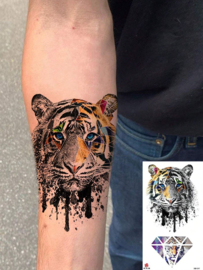 Tattoo - tijdelijke tattoo tijger
