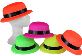 4 stuks bolhoed neon kleuren