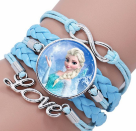 Armband blauw Frozen