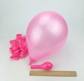 30 stuks parelmoer latex balonnen roze - milk white - licht paars