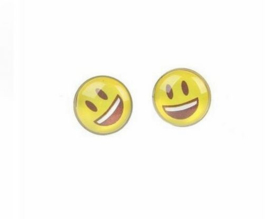 8 paar Emoji oorbelletjes (verschillende setjes)