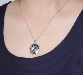 Vriendschaps ketting sister / zus hartjes