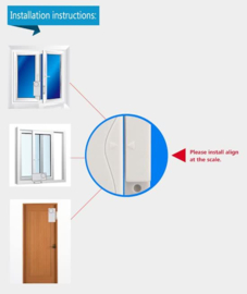 Draadloos deur/raam alarmsysteem