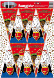 Raamstickers vlaggen Sinterklaas