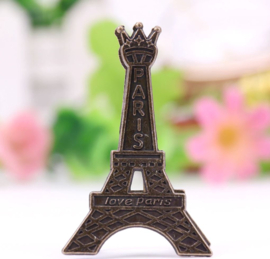 2 stuks metalen fotoklemmen eiffeltoren - Parijs