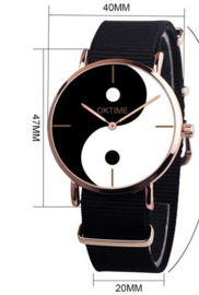Horloge Ying Yang