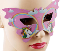 10 stuks unicorn maskers