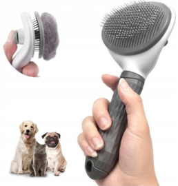 erwijderaar voor huisdieren - Hondenborstel langharig - Kattenborstel kortharig - Zelfreinigend met 1 klik