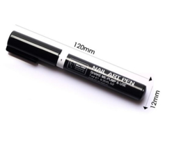 3 stuks 3d nagel Art pen - nagelversiering - Design pen - wit - zwart - blauw