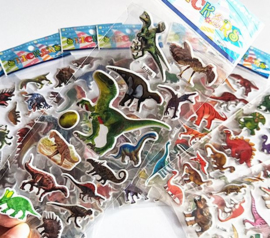 12 velletjes dinosaurus stickers