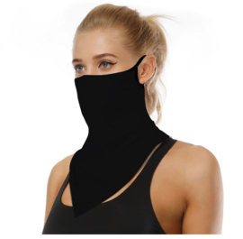 Sjaal - colsjaal - mondmasker - fietsmasker fashion zwart