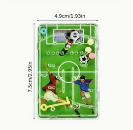 Geduldspelletje - flipperspelletje voetbal 7.5 x 4.9 cm
