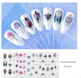 40 velletjes 3d nagelstickers / nail art / diverse motiefjes