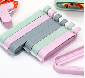 12 stuks vershoud clips / sluitingen plastic zakken / chipszakken