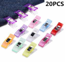 20 stuks clips - klemmetjes voor patchwork