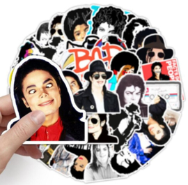 50 stuks stickers Michael Jackson