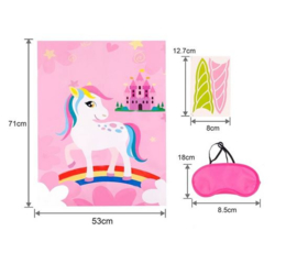 Unicorn party game roze