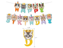 Slinger katten Happy Birthday