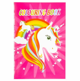 Kleurboek met stickers unicorn - eenhoorn 20x14 cm