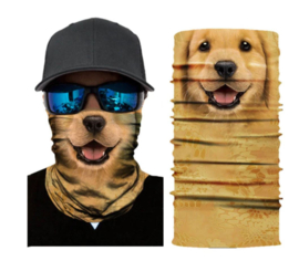 Motor bandana - colsjaal - buff sjaal - motor masker - ski masker - motor gezichtsmasker - ski gezichtsmasker hond